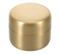 Abaodam Pillbox Portable Stainless Steel Pill Organizer Sealed Metal Medicine Storage Box for Travel Small Round Container Metal Pill Case for Daily Use