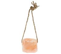 Abaodam Pink Salt Licking Block for Livestock Natural Mineral Nutrition Salt Brick with Rope Suitable for Cattle Horses Deer Sheep Healthy Animal Lick