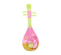 Abaodam Pipa Traditional Chinese Guitar Simulation Musical Instrument with Dinosaur Pattern for Education Performance Photography Prop