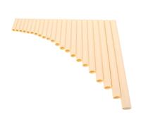 Abaodam Pipe Ivory White Traditional Pan Flute for Beginners and Professionals Authentic Woodwind Folk Music Instrument with Wide Note Range for Classical and Chinese Music Performances