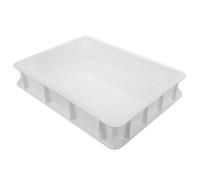 Abaodam Pizza Dough Proofing Box Stackable Plastic Dough Container for Bread Making and Bulk Fermentation, for Bakeries, Dishwasher Safe, 15.72 X 11.79 Inches