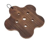 Abaodam Plant Mounting Board Wooden Wall Planter for Ferns Rectangular Brown Wall-mounted Plant Holder for Orchids and Rabbit Foot Ferns, Indoor Gardening, Small Apartments