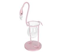 Abaodam Planter Flamingo for Iron Vase Hydroponic Planting Adornment, Compact Design and Desktop for Office and Home Decor
