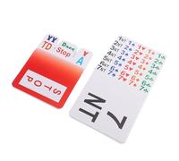 Abaodam Plastic Bridge Bidding Cards Set Portable Reusable Pvc Playing Cards for Home and Travel Bridge Game Accessories for Indoor Board Games