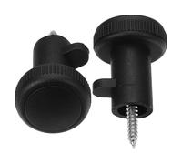 Abaodam Plastic Cabinet Door Handle for Sliding and Casement Windows 2pcs Black Screw on Window Handle with Universal Installation and Easy Operation Modern Style