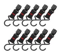 Abaodam Plastic Camping Hooks Set 10pcs Heavy Duty Coat Hangers for Outdoor Use, Suitable for Hanging Cookware Clothes and Fishing Gear