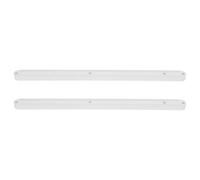 Abaodam Plastic Drawer Slides 2Pcs, Smooth Sliding Drawer Rails for Kitchen and Wardrobe Cabinets, Heavy Duty Load Capacity Easy Installation for Storage Furniture