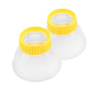 Abaodam Plastic Insect Observation Boxes with 3x Magnifying Lens 2pcs Easy to Carry and Store, for Biology Class and Nature Observation of Small Animals and Butterflies