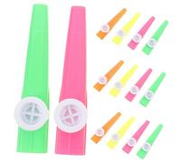 Abaodam Plastic Kazoos Musical Instruments for Kids and Adults Simple to Use No Score Required Companion for Guitar Ukulele Violin Piano Keyboard 24pcs Mixed Colour Party Prizes