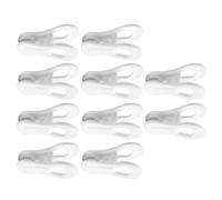 Abaodam Plastic Laundry Clips Multi-Purpose Clothes Pegs 10Pcs for Drying Towels, Swimwear and Quilts at Home