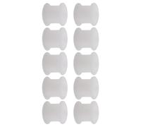 Abaodam Plastic Pinch Roller Shaft Core Minimizes Mechanical Noise 10pcs Universal Fit 2mm Shaft Diameter for Cassette Tape Player Parts for Professional Maintenance and Deck Repair