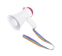 Abaodam Plastic Portable Megaphone Loudspeaker Lightweight Voice Amplifier for Stage Performances Outdoor Activities and Teaching Durable Material Versatile Sound Device