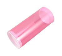 Abaodam Plastic Shuttlecock Storage Tube with Lid, Pink Portable Badminton Shuttlecock Container for Travel, School, and Sports Use, 3pcs Ball Holder