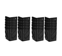 Abaodam Plastic Speaker Corner Protectors Black 20pcs for Excellent Protection and Versatile Use Audio Speaker Corner Covers for Stage and Monitor Cabinets
