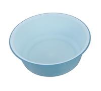 Abaodam Plastic Wash Basin for Laundry and Foot Soaking Space-saving Design and Easy to Clean Feature for Hotel and Home Use in Blue and White