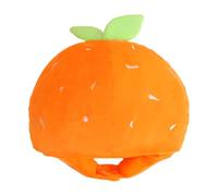 Abaodam Plush Fruit Headgear: Orange Shaped Headwear For Carnival - Plush Party Headgear Costume Accessory for Festive Event Dress Up Decor