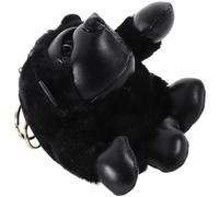 Abaodam Plush Gorilla Keychain Black Stuffed Monkey Pendant Soft Plush Charm for Backpack Car Key Ring Decorative Accessory and Teens