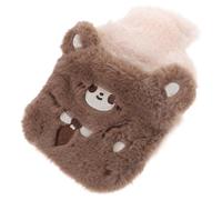 Abaodam Plush Hot Water Pouch for Winter with Detachable Cover, Lightweight and Heat Treatment Hand Warmer, for Cold Weather Comfort