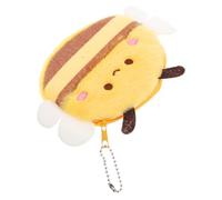Abaodam Plush Insect Coin Purse Keychain Pendant Cute Mini Fuzzy Animal Wallet Small Pouch for Coins Earphone Lipstick Storage Backpack Hanger for and