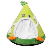 Abaodam Plush Pet Cave Indoor Small Dog House Cozy Tent Bed for Winter Sleeping Pet Dogs Kitten Rabbit Puppy