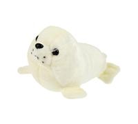 Abaodam Plush Seal Doll Soft Stuffed Animal White Cute Ocean Animal Plush Seal Pillow for Boys Decor and Comfort