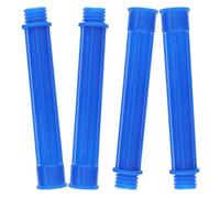 Abaodam Pneumatic Caulking Nozzle Tips 4Pcs Small Thread Screw-On Extension Tubes for Glass Sealant Use in Professional Caulking Applications