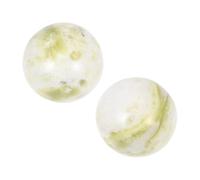 Abaodam Polished Meditation Balls Made from Lantian Jade for Hand Muscle Exercise and Relief of Hand, Portable Jade Stone Massage Balls as Gifts the Elderly