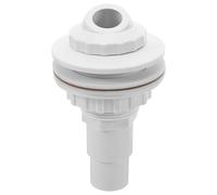Abaodam Pool Return Jet Nozzle Fitting 6.1" White Complete Inlet Outlet Connector for Swimming Pools Spa Jet Replacement Part