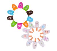 Abaodam Popsicle Matching for Educational Counting Game with Removable Shells Safe Non-toxic Material for Early Math Learning and Color Recognition Birthday Party