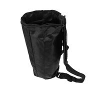Abaodam Portable 8-inch African Drum Bag Oxford Cloth Single-layer Waterproof Backpack with Handle Black Music Instrument Storage Pouch for Drum Accessories