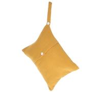 Abaodam Portable Baby Stroller Diaper Bag Organizer Cotton Hanging Pouch for Travel, Practical Yellow Nappy Storage Bag that Can Be Hung on Baby Stroller