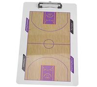 Abaodam Portable Basketball Coaching Board PVC Dry Erase Whiteboard for Strategizing and Training Magnetic Basketball Marker Board for Coaches Clipboard for Scorekeeping and Game Planning