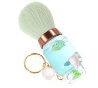 Abaodam Portable Blush Brush with Gas Tank Design for Precise Application, Light Green Plastic and Fiber Makeup Tool for Home Use and Professional Use