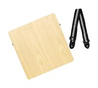 Abaodam Portable Card Macro Drum Wooden Cajon Drum Box for Travel Adults Boys and Girls Musical Instrument Random Style