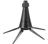 Abaodam Portable Clarinet Stand Lightweight 5-leg Support for Wind Instruments Black