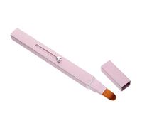 Abaodam Portable Double-ended Lipstick Brush with Retractable Design and Precise Application, Artificial Fiber Lip Balm Applicator for On-the-go Lip Makeup Touch-ups, Compact Lightweight
