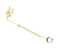 Abaodam Portable Flute Lyre Music Sheet Holder Clip Iron Musical Instrument Accessory for Marching Band Secure Clamping Lightweight Flip Folder for Flutists