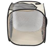 Abaodam Portable Foldable Pet Drying Box Tent for Cats and Dogs Easy Operation Hair Dryer House with Cozy Safe Design for Bathing and Grooming Convenient for Travel and Outdoor Use