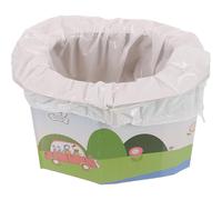 Abaodam Portable Foldable Toilet Seat with Paper Material Lightweight Travel Potty for Car Camping Outdoor Use Multi-Function as Stool and Dustbin Easy to Store and Carry