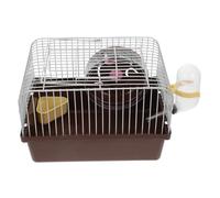 Abaodam Portable Hamster Carrier Cage with Water Bottle Holder Travel Friendly Small Animal Container for Hamsters and Chinchillas Elegant Design Sturdy