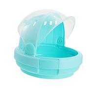 Abaodam Portable Hamster Carrier with Drinking Bottle Lightweight Pet Travel Cage for Small Animals Breathable Design for Safe Outdoor Adventures
