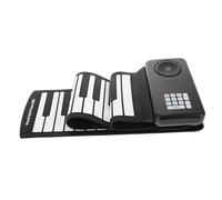 Abaodam Portable Hand Roll Piano 88-key Electronic Keyboard with Built-in Speaker Compact Design for Travel Practice