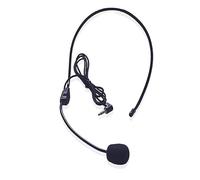 Abaodam Portable Headset Microphone Guiding People through Noisy, Busy Environments with Bendable Microphone Arm and Abs Material, Compact Design for Teachers and Salesmen