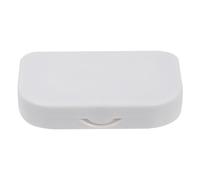 Abaodam Portable LED Light Eyelash Box with Mirror Plastic Empty Eyelash Organizer for Friends Gathering and Shopping
