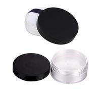 Abaodam Portable Loose Makeup Powder Case 20g with Pp Material and Partition for Home Use Or Beauty Salon Use, Compact Cosmetic Storage Box for Female Friends and Moms