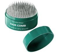 Abaodam Portable Mini Hair Brush for Women with Gentle Scalp Massage, Comfortable Detangling Paddle Comb Made of Sturdy Abs and Tpr, Travel Brush for Hair Care and Relaxation