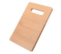 Abaodam Portable Mini Wooden Washing Board for Beech Wood Laundry Tool for Hand Washing Underwear and Bras Montessori Teaching Aid Independence and Practical Life Skills Compact Travel