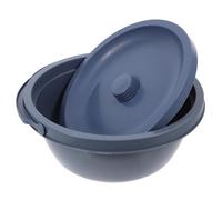 Abaodam Portable Nighttime Urinal Pot with Lid and Handle for Adults Dark Grey PP Chamber Pot for Home Hospital Nursing Care Emergency Camping Toilet for Women and Elderly