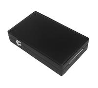 Abaodam Portable Oboe Carrying Box Leather Storage Case Organizer Box for Travel Soft Lined Interior and Rotating Side Buckles