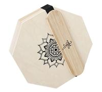 Abaodam Portable Octagonal Cajon Drum with Mandala Design Lightweight Acoustic Box with Sound System for Versatile Music Styles for Beginners Performers and Travel Enthusiasts